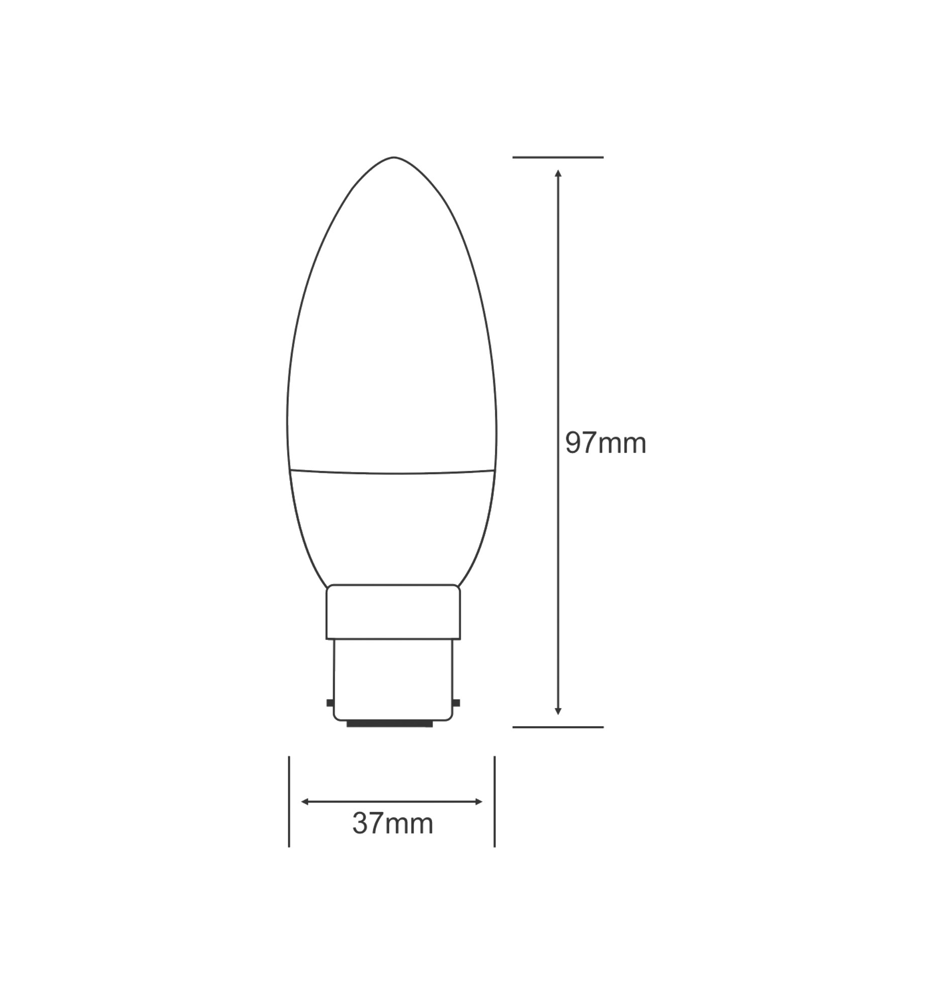 Extra Mini Sup Candle Compact Fluorescent Luxram Candle